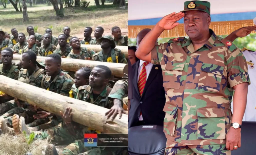 Ghana Starts Military Training for NSS Graduates