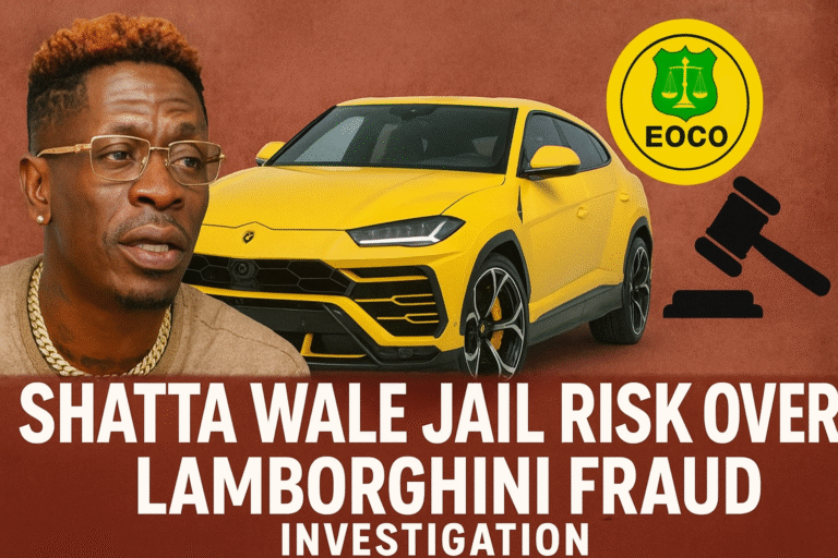 Shatta Wale Jail Risk Over Lamborghini Fraud Investigation