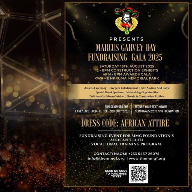 Marcus Mosiah Garvey Foundation to Host Gala in Ghana Honoring Pan-African Legacy
