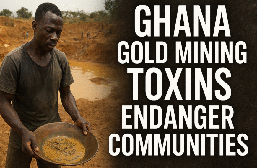 Ghana Gold Mining Toxins Endanger Communities