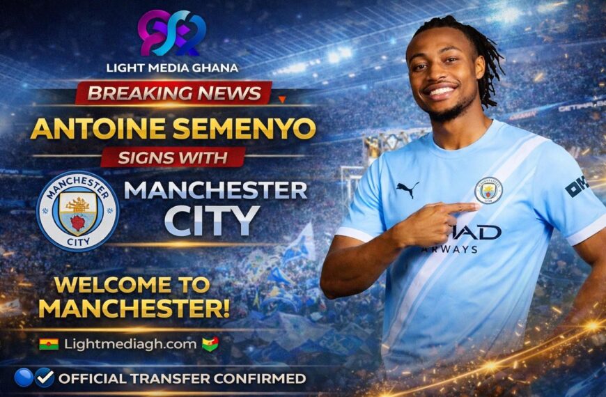 Antoine Semenyo Completes Transfer to Manchester City