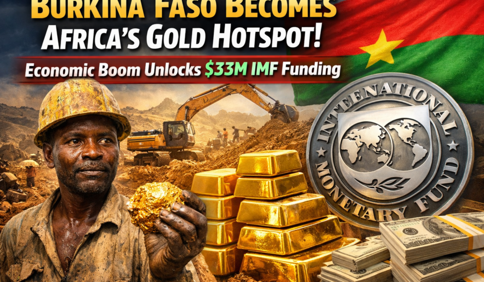 Burkina Faso Becomes Africa’s Gold Hotspot as Economic Boom Unlocks Fresh $33 Million IMF Funding