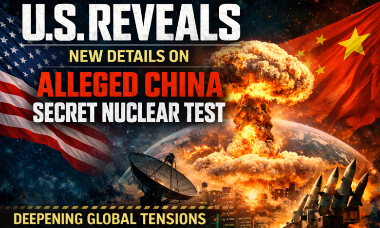 US Reveals New Details on Alleged China Secret Nuclear Test