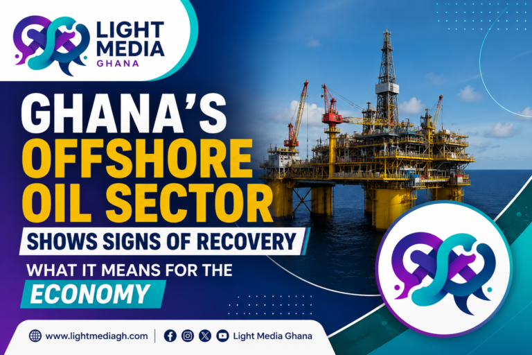 Ghana’s Offshore Oil Sector Shows Signs of Recovery: What It Means for the Economy Ghana's Offshore oil platform at the Jubilee Field