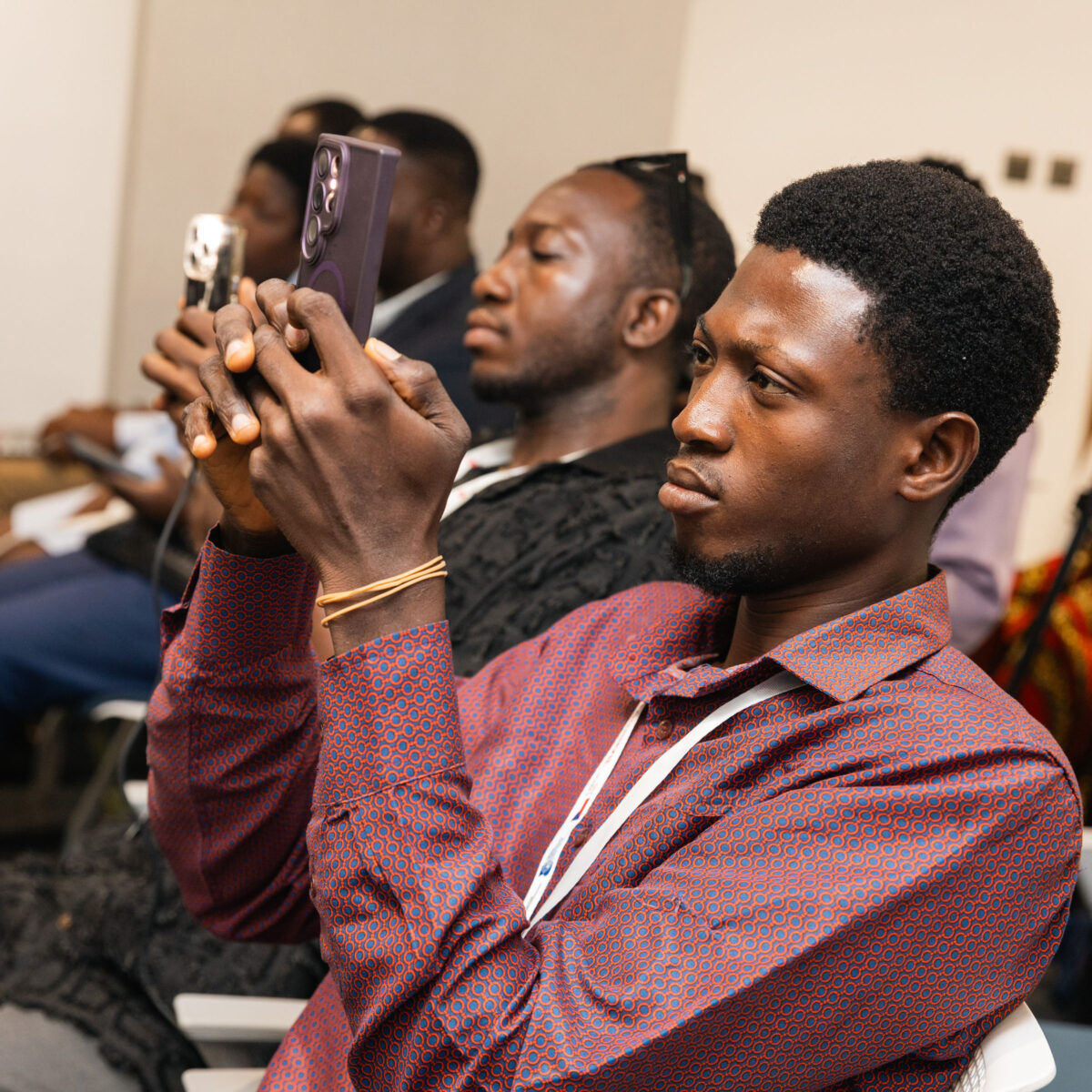 Media practitioners receiving cybersecurity reporting training in Ghana