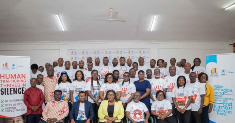 Ghana Tier 1 Trafficking Report 2026: IJM Hails Historic Upgrade, Calls for Stronger Child Protection IJM Ghana officials pictured during Ghana Tier 1 Trafficking Report 2026 announcement.